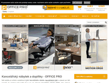 Tablet Screenshot of officepro.cz